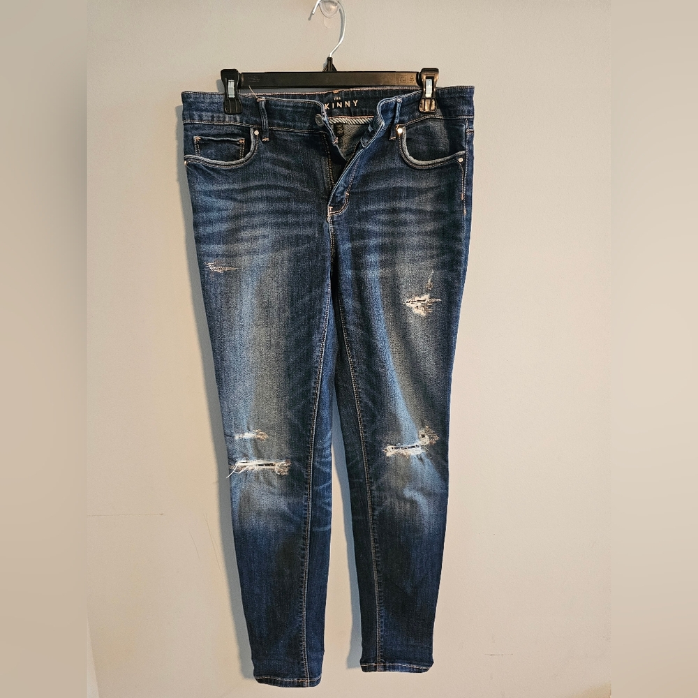 White House Black Market The Skinny Distressed Women's Jeans | Size 6